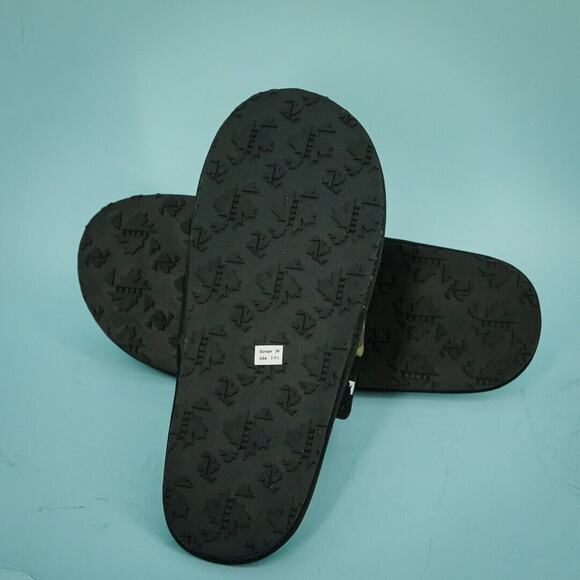 Pajar Canada 38 Size 7 US Stevie Green Camo Print Padded Lined Slip On Slippers - Picture 4 of 6